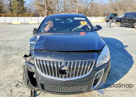 2015 Buick Regal Gs z USA, uszkodzony, nr VIN 2G4GT5GX6F9290213